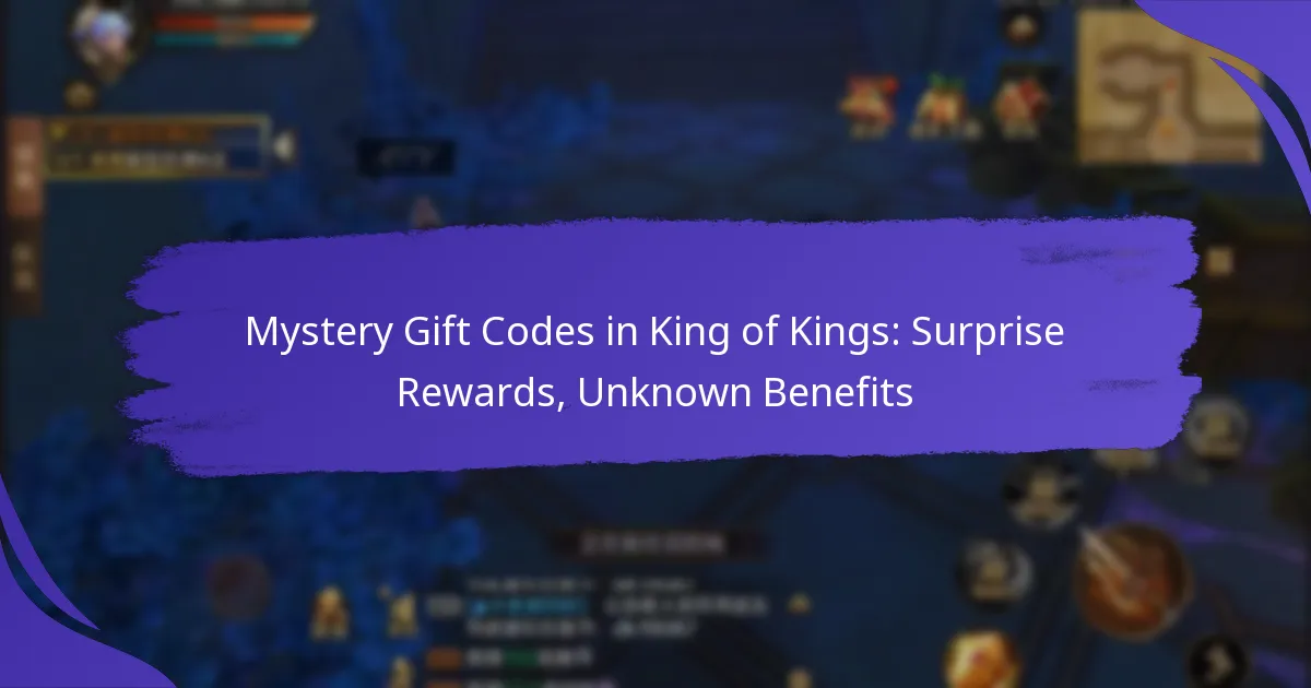 Mystery Gift Codes in King of Kings: Surprise Rewards, Unknown Benefits