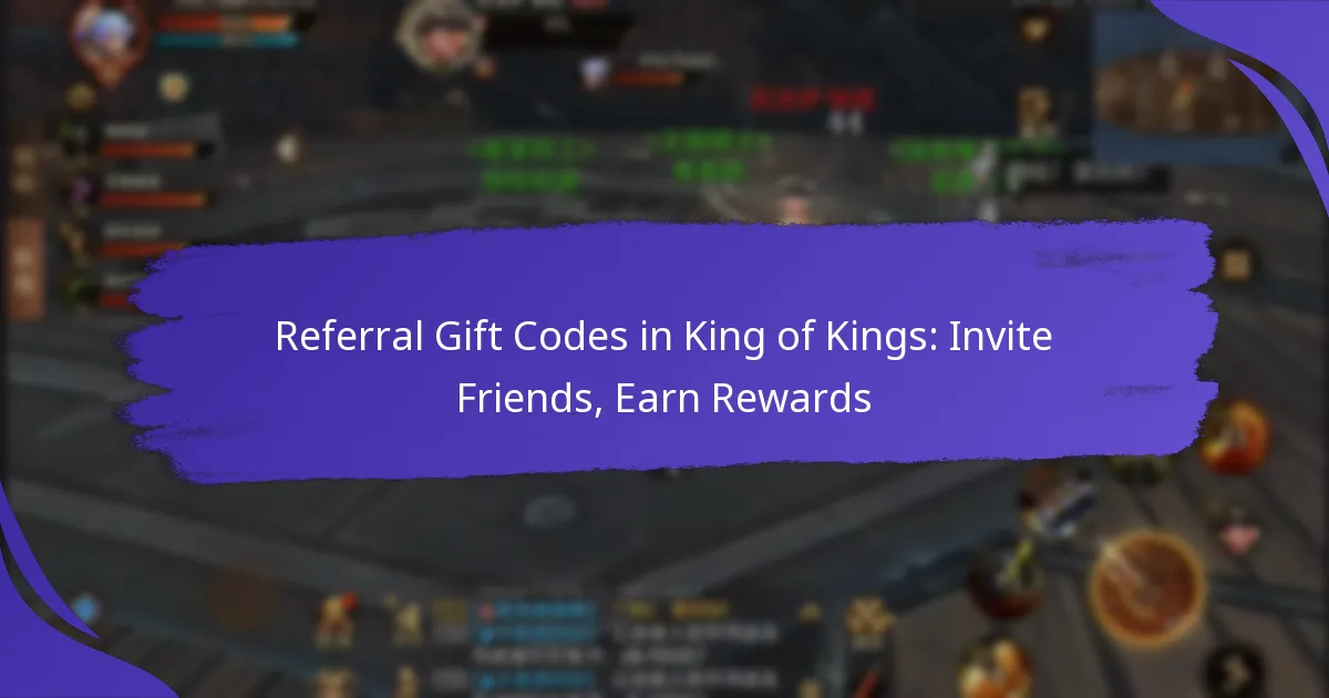 Referral Gift Codes in King of Kings: Invite Friends, Earn Rewards