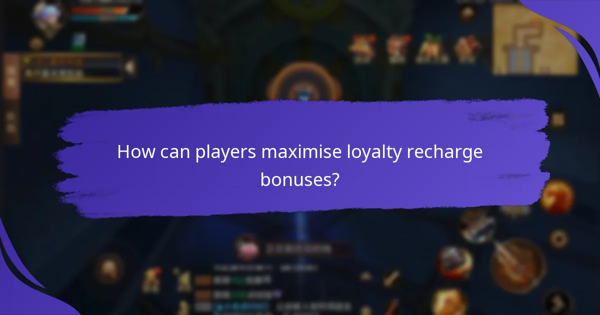 Who qualifies for loyalty recharge bonuses?