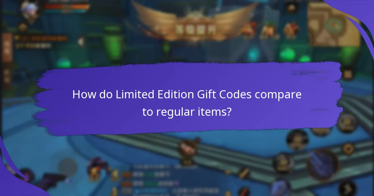 What benefits do Limited Edition Gift Codes provide?