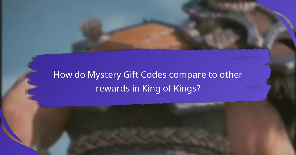 What rewards can players expect from Mystery Gift Codes?