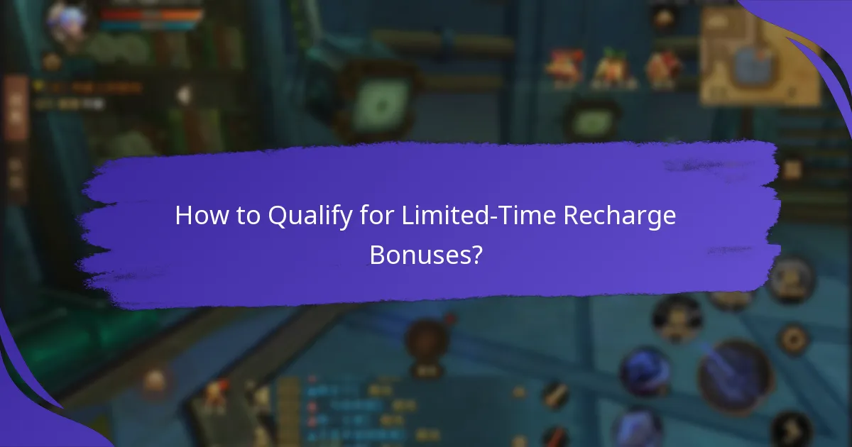 Why are Urgency and Special Events Important for Recharge Bonuses?