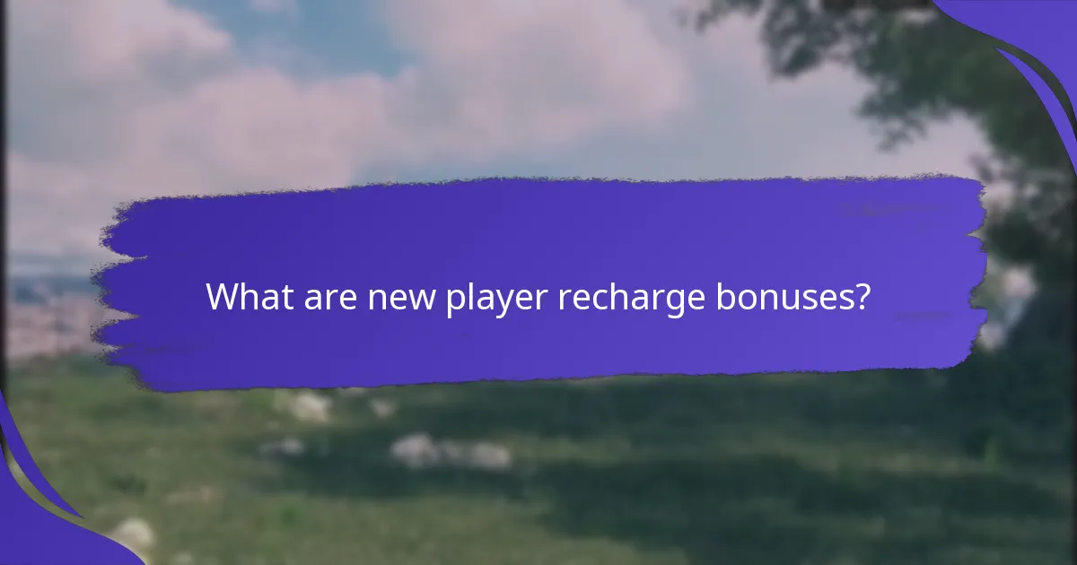 How do recharge bonuses compare across different platforms?