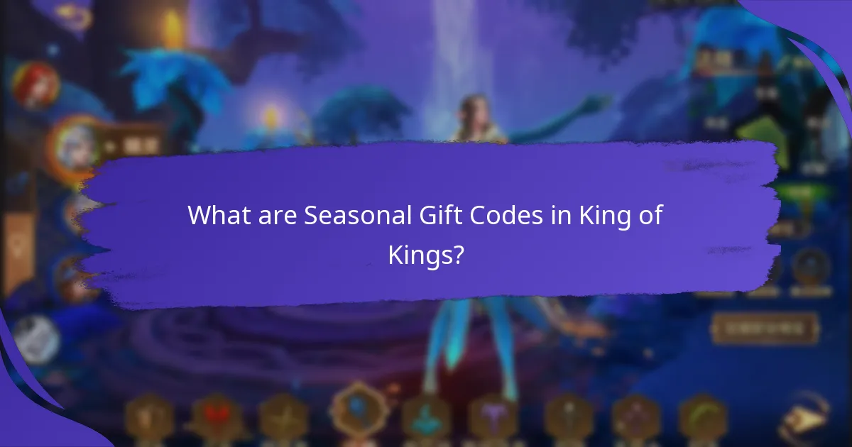 How do Seasonal Gift Codes compare to past events?