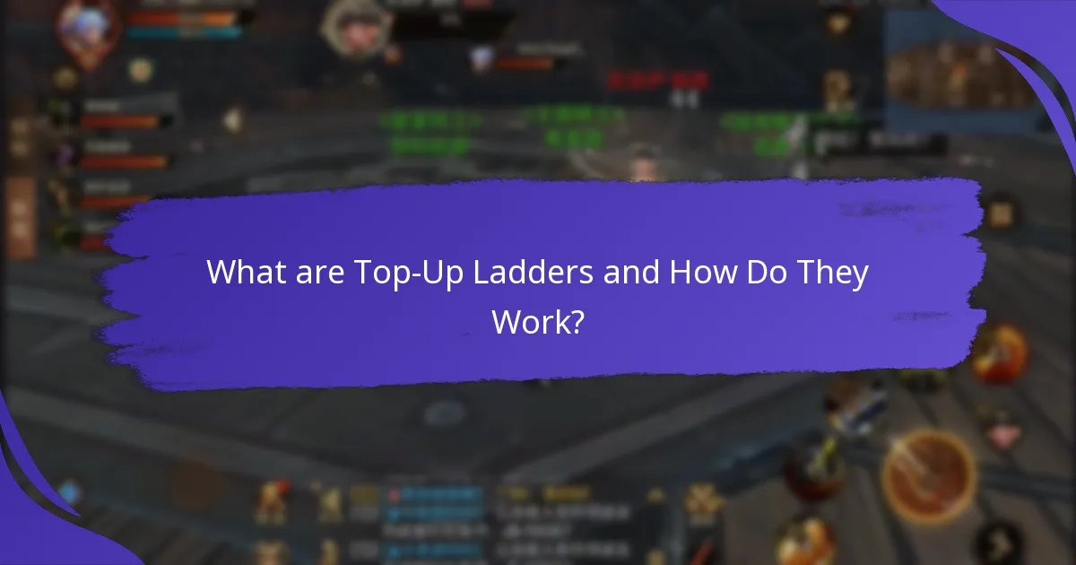 How Can Users Progress Through Top-Up Ladder Steps?